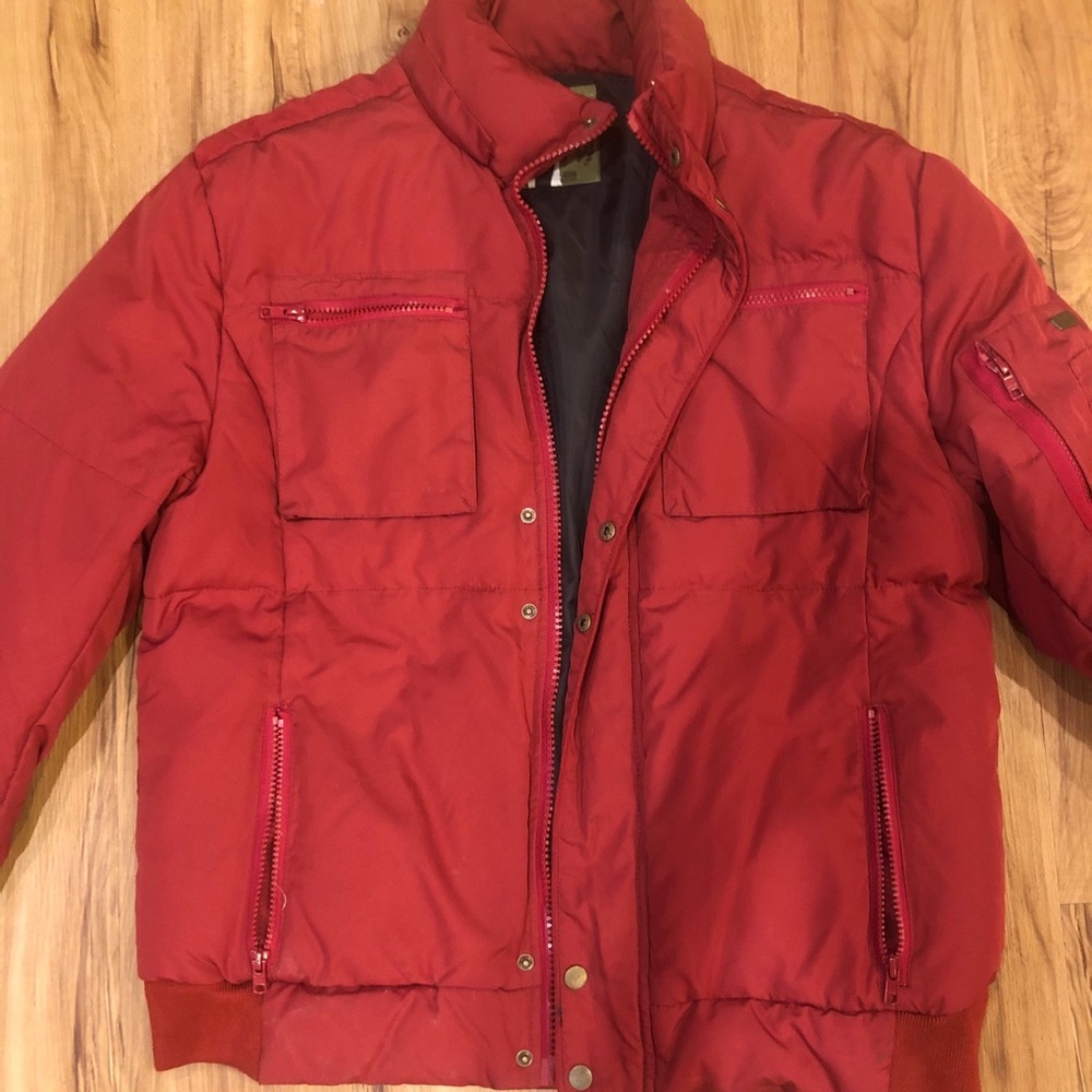 Buffalo Red Bomber Jacket Size Medium NEW